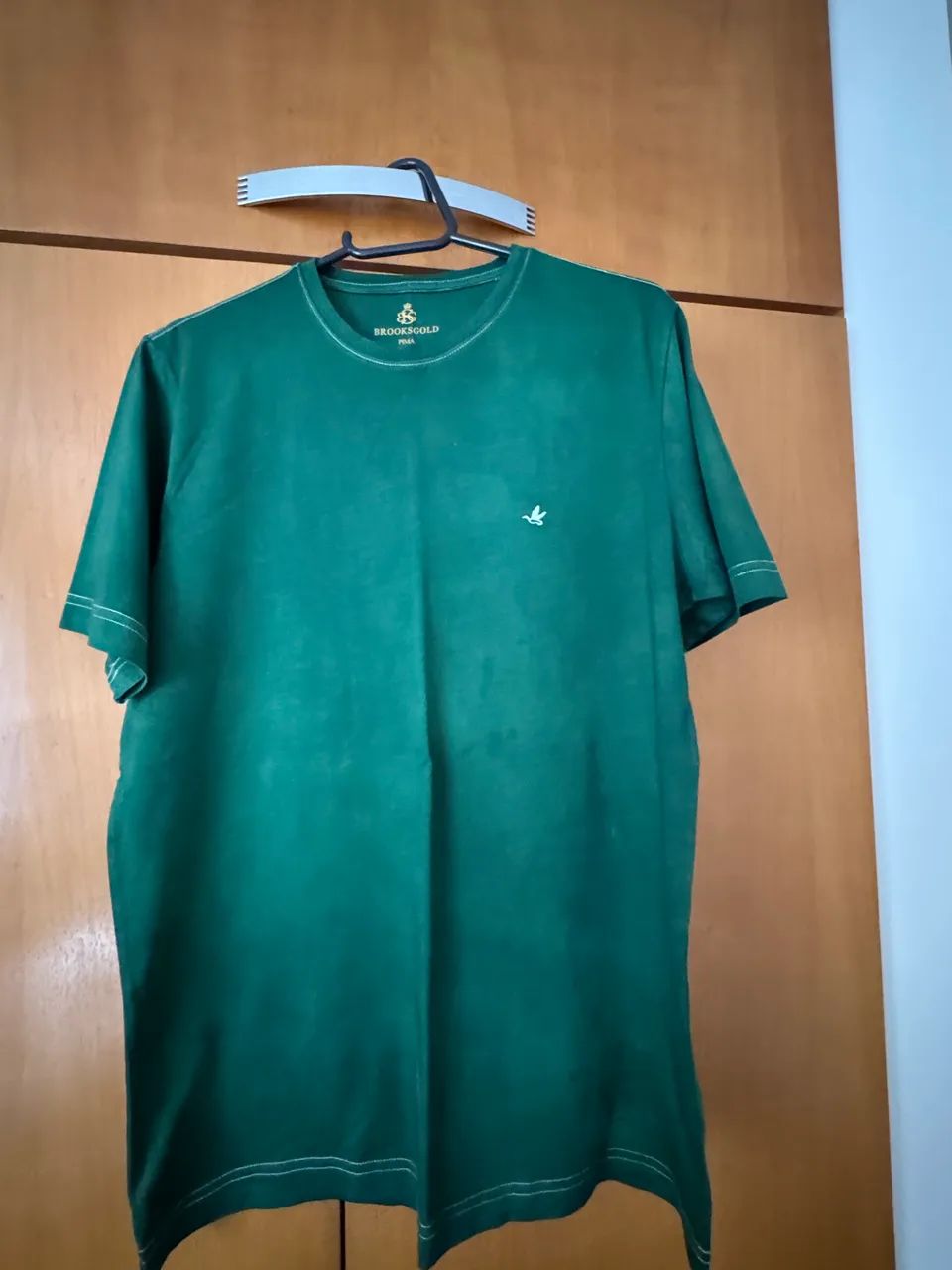 Tshirt Brooksfield gola careca verde M