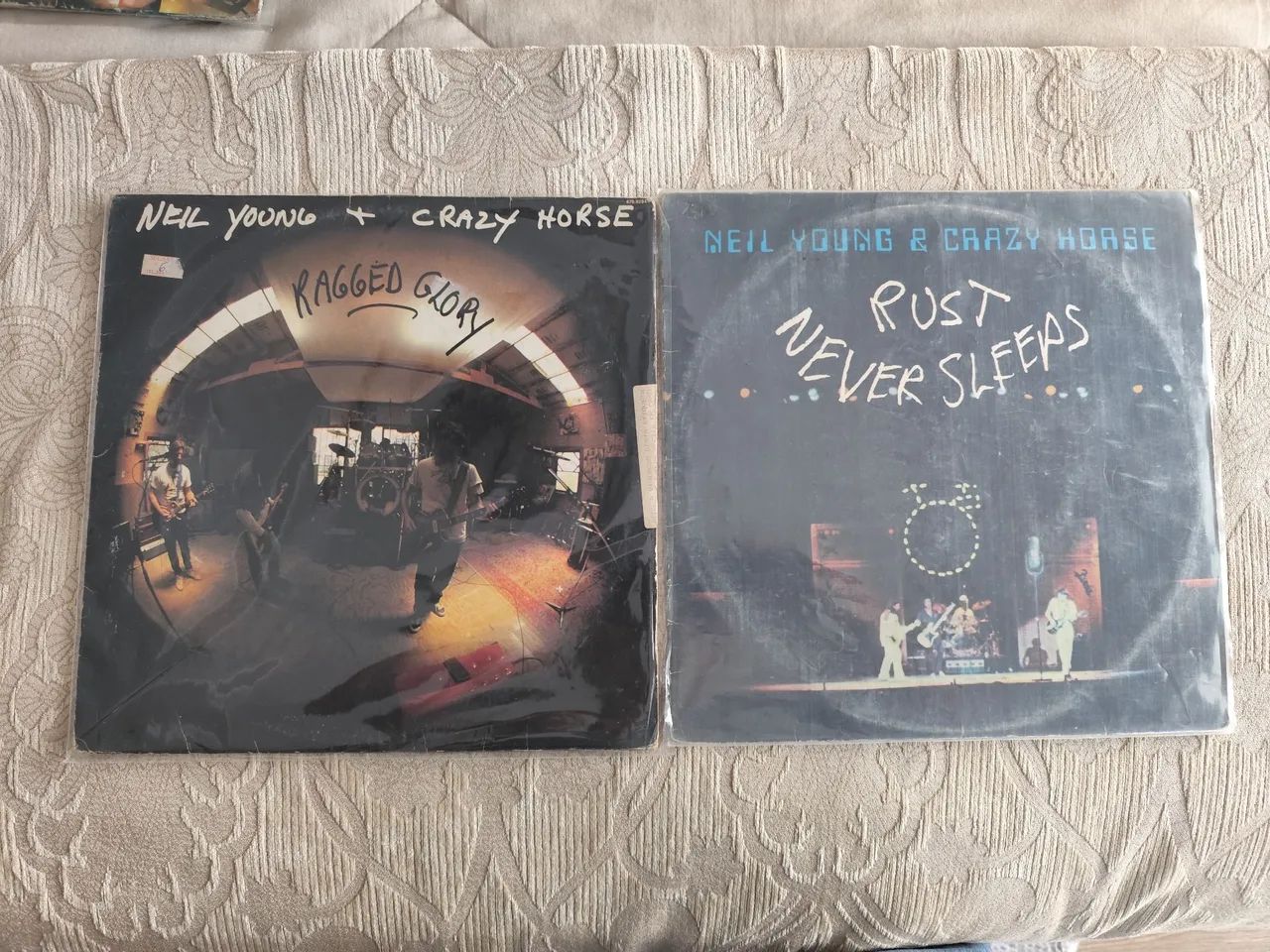 Discos Vinil Neil Young Ragged Glory e Rust Never Sleeps