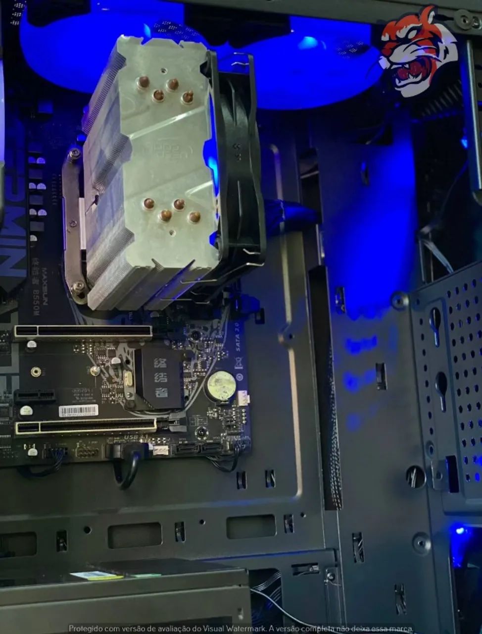 -PC GAMER RYZEN + BARATO DA OLX 5 5600G/ 16GB DDR4/ B550 MAXSUN  - Foto 2