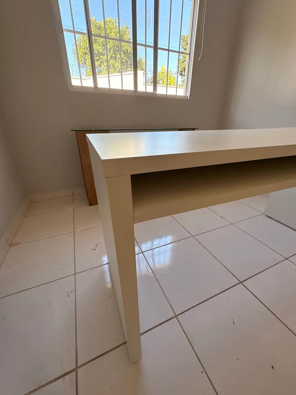 Escrivaninha e penteadeira Mdf Branco - Foto 4