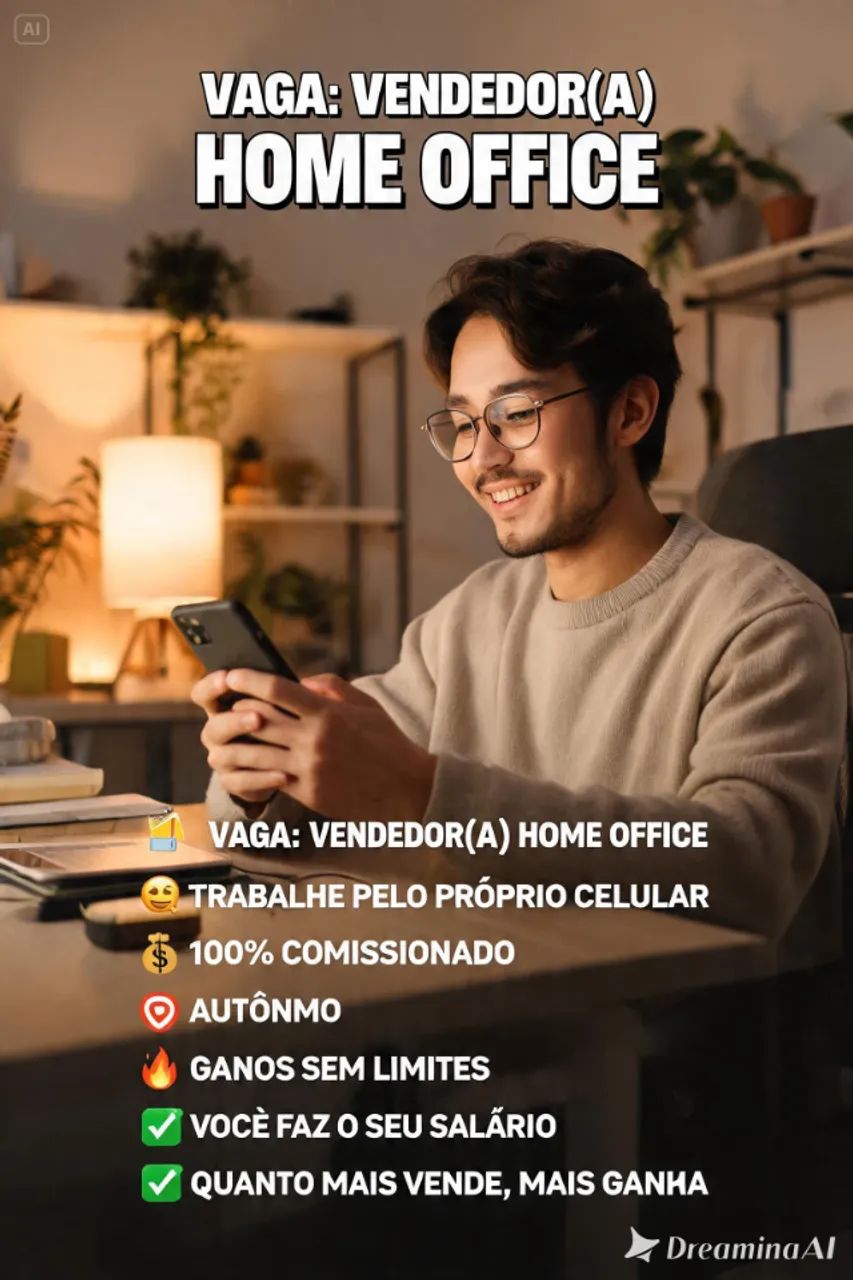 TRABALHE HOME OFFICE C/ CELULAR - VENDEDOR AUTÔNOMO  - Foto 2