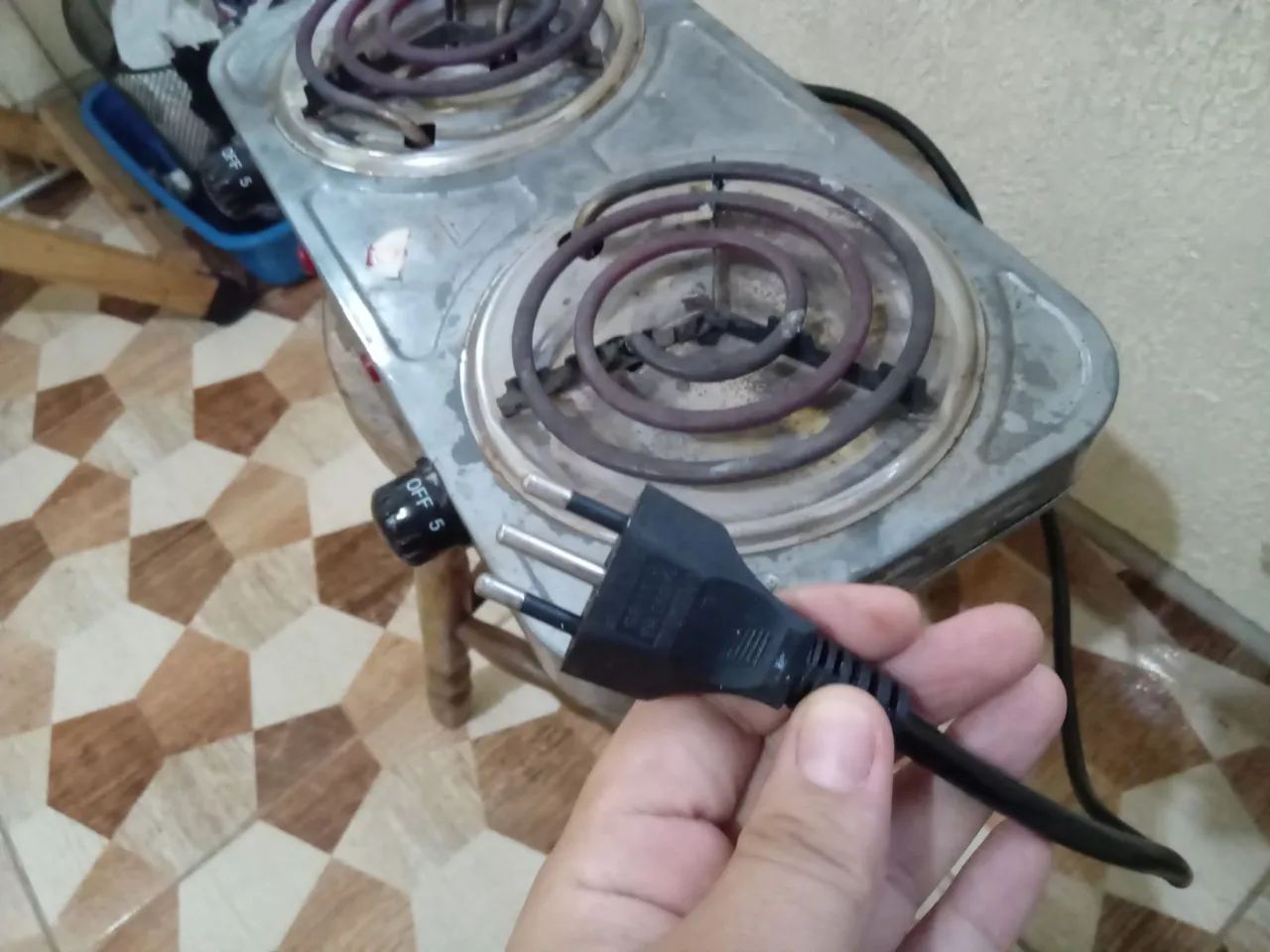 Fogao eletrico duas boca - Foto 2