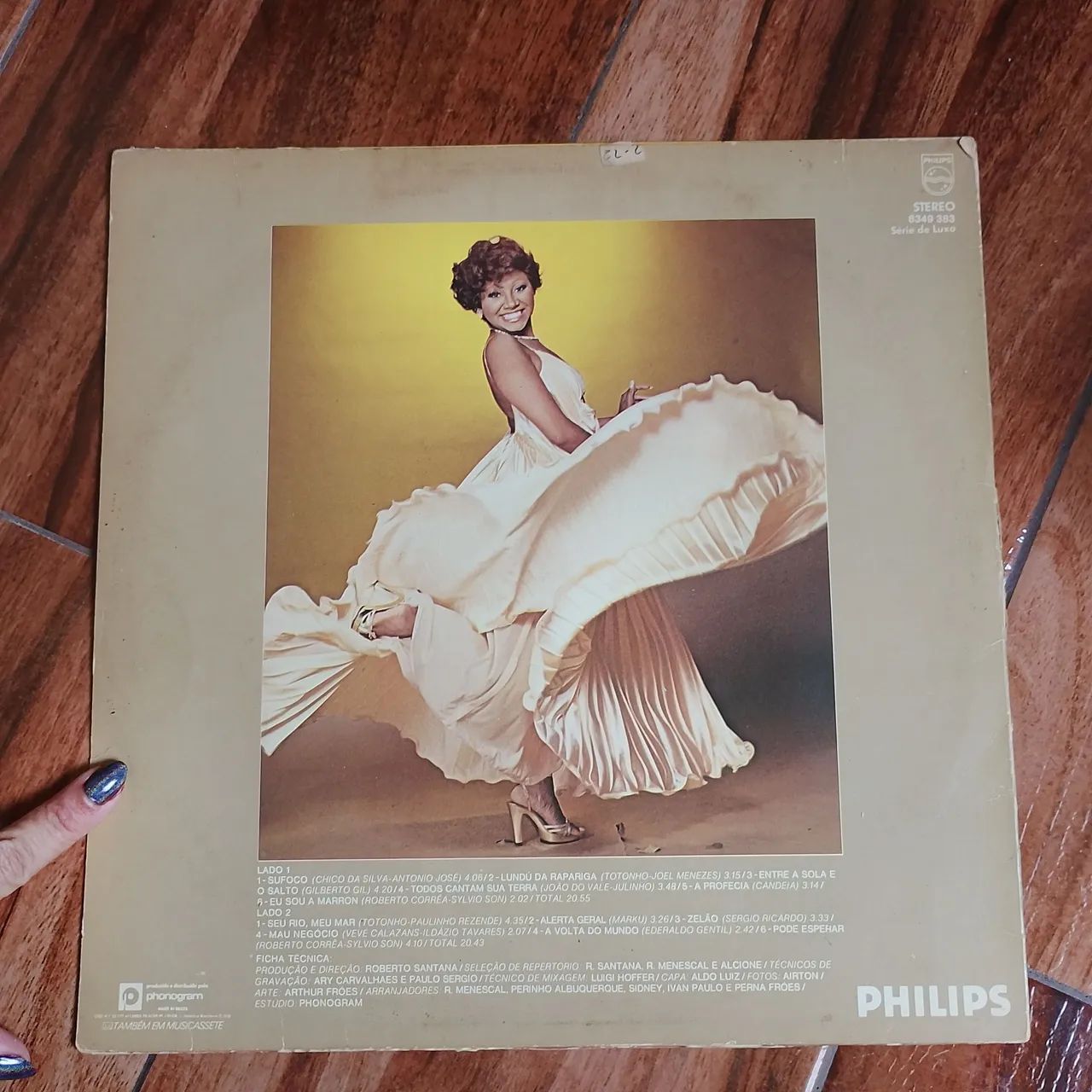 Disco vinil Alcione Alerta geral  - Foto 5