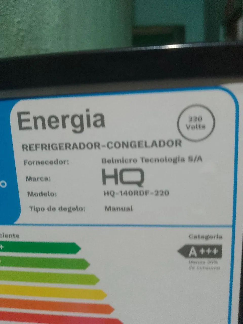 Refrigerador e congelador 