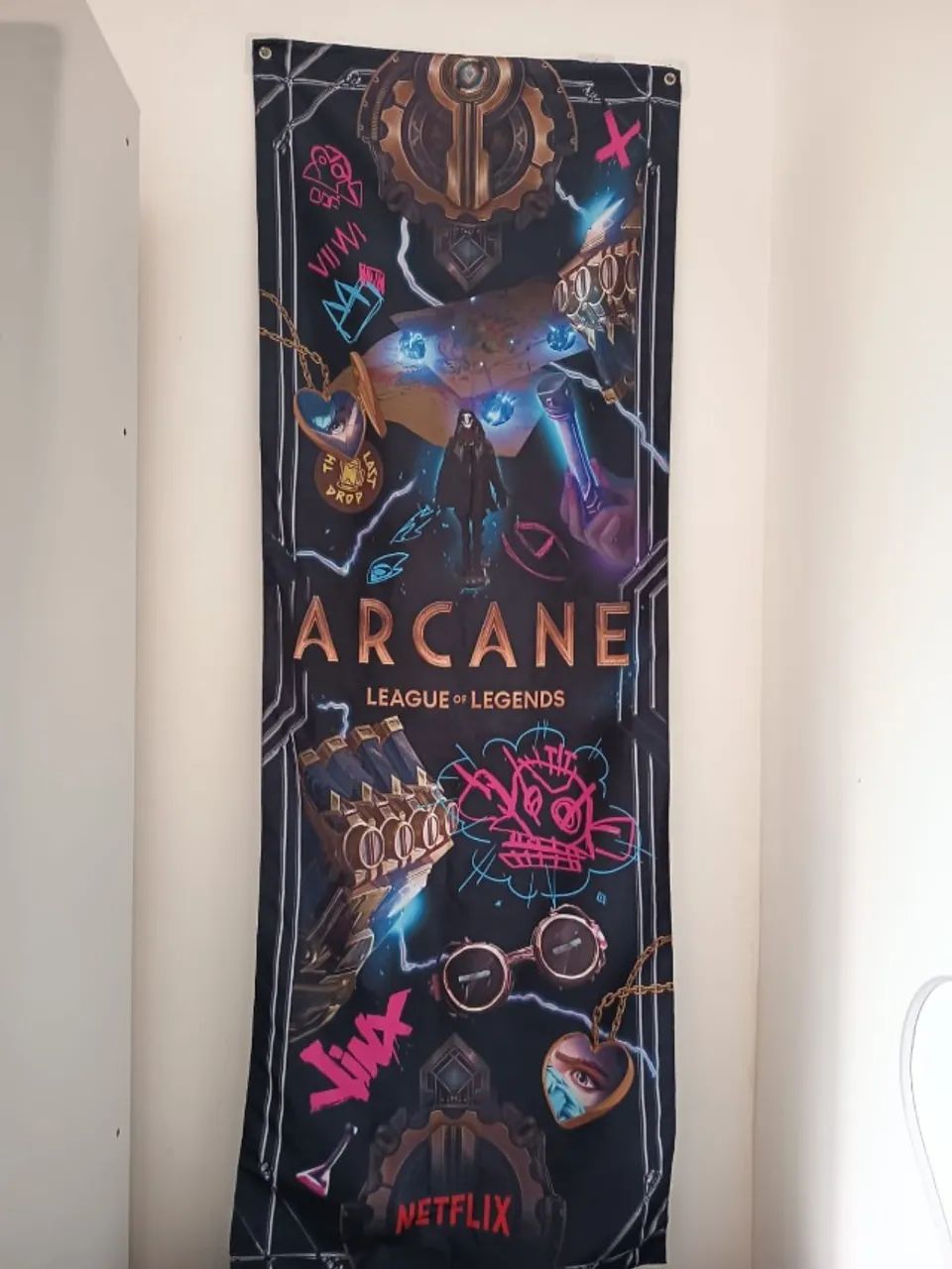 Bandeira Arcane netflix- Tudum netflix 
