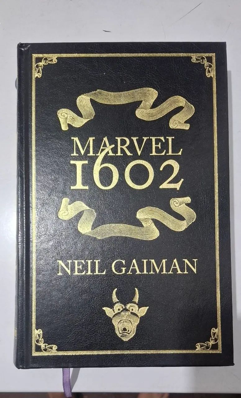 Grimório 1602 Neil Gaiman Marvel Panini