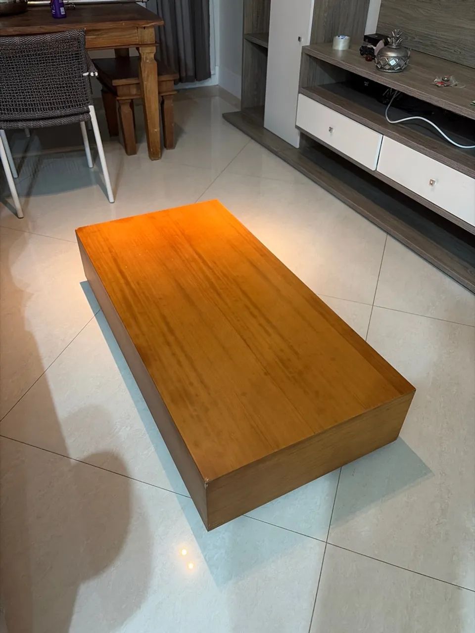 Mesa de centro de madeira  - Foto 3