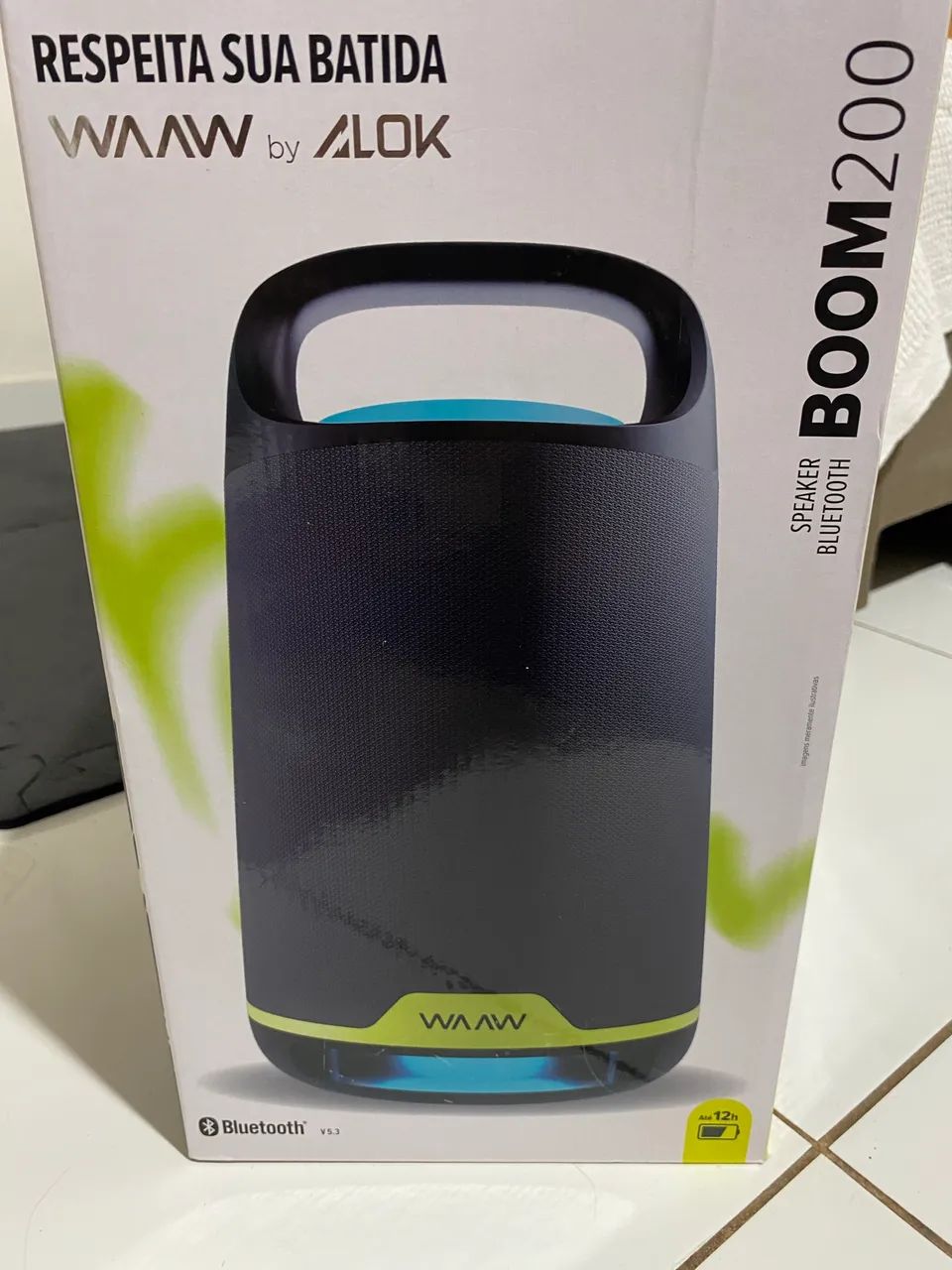 Vendo Caixa de Som Waaw Alok- NOVA