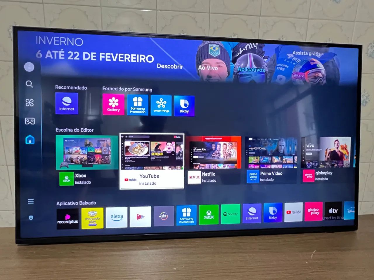 Smart samsung tizen 43DU7700 43 polegadas 