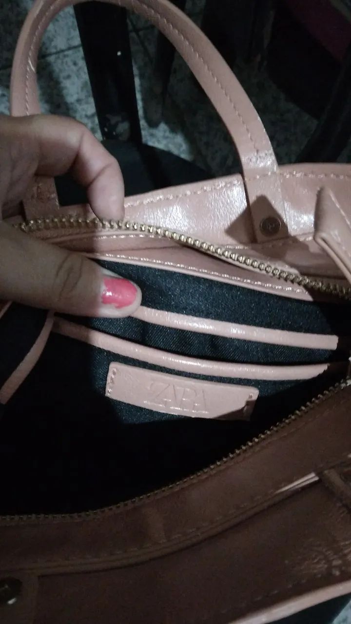 Bolsa Zara Couro  - Foto 3