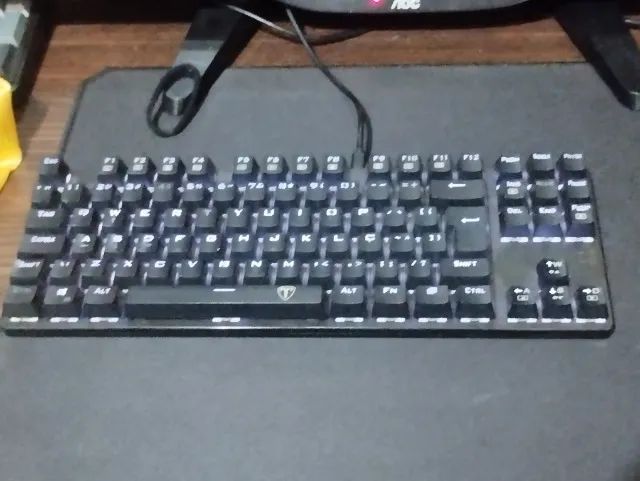 Teclado Mecânico T-dagger bora White - Foto 3