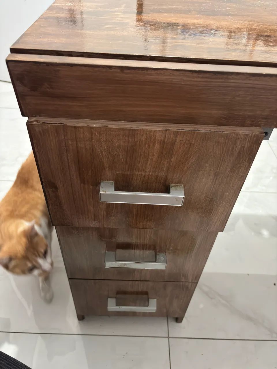 Mesa de escritório em L  - Foto 2