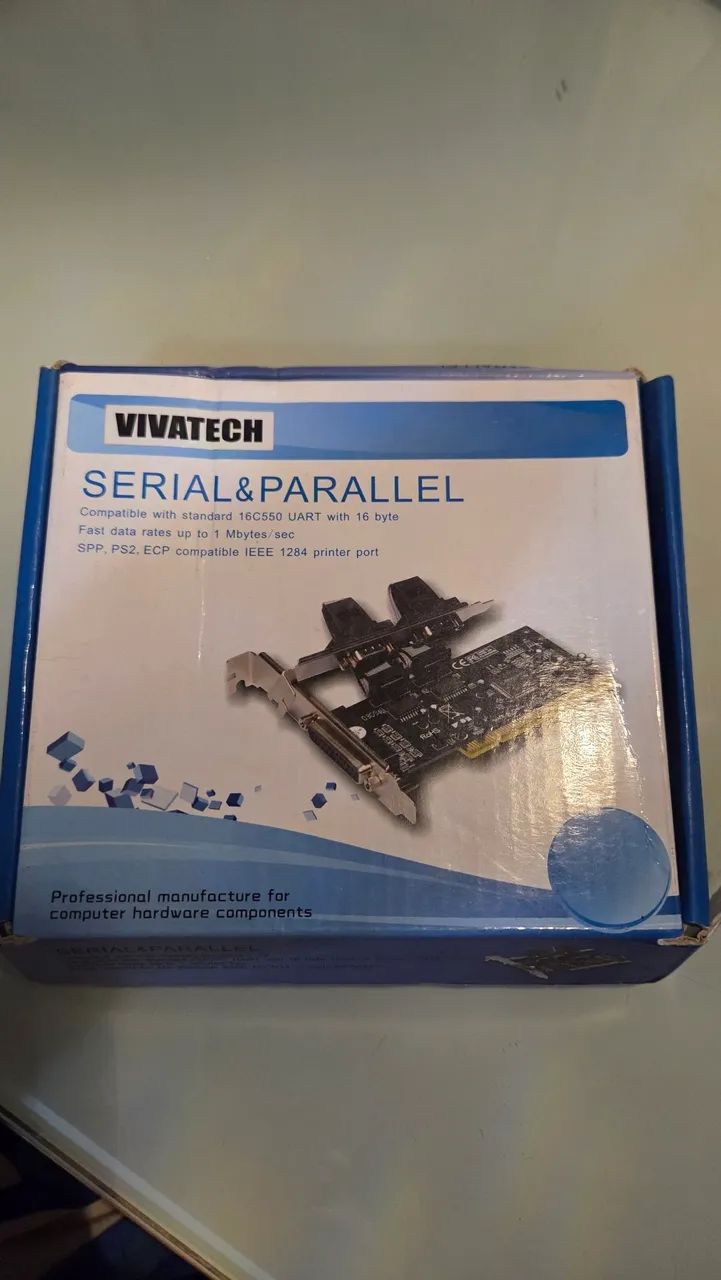 Caixa de placa controladora Vivatech Serial & Parallel - Foto 2