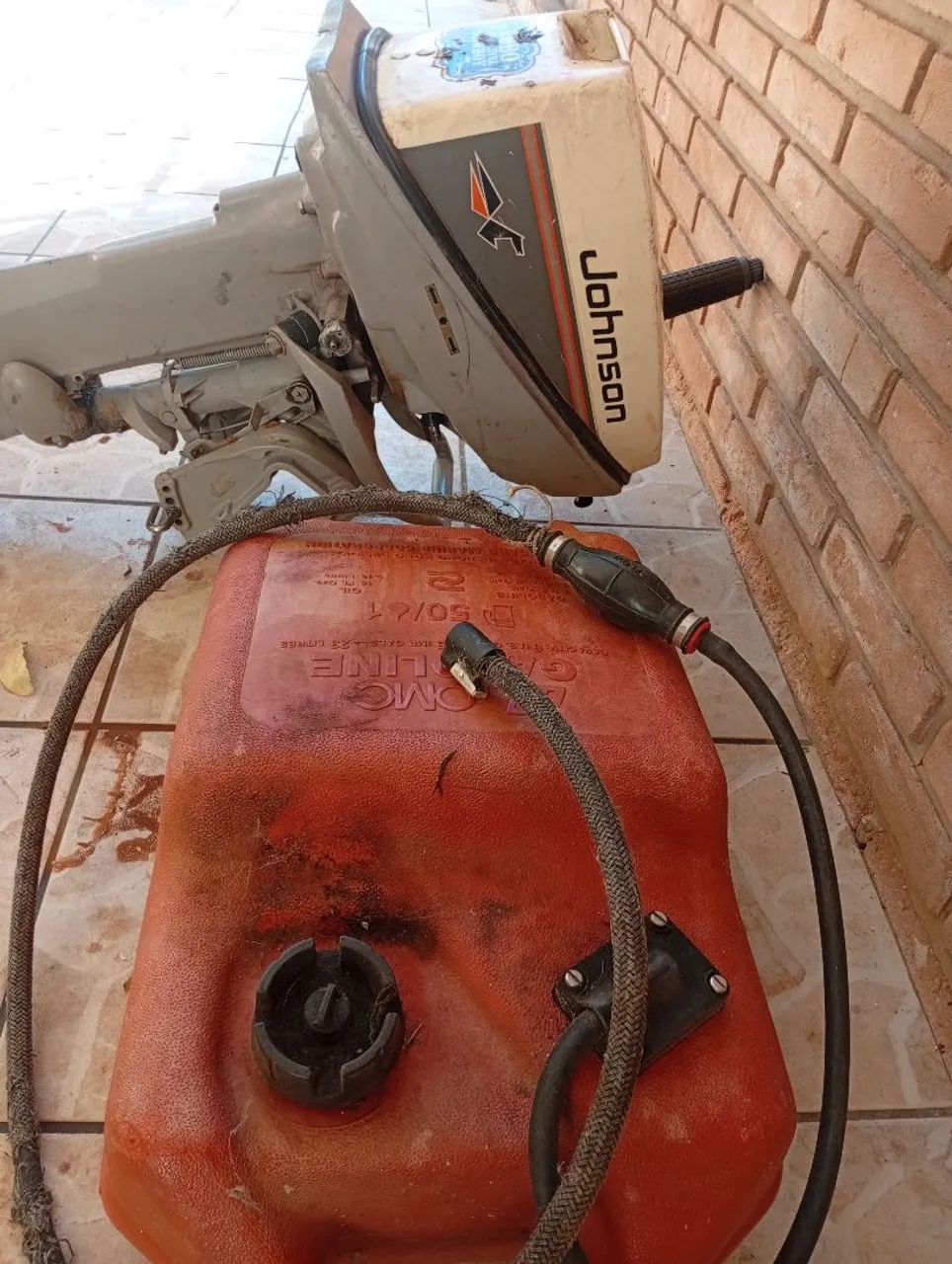 Motor de poupa Johnson 14HP - Foto 5