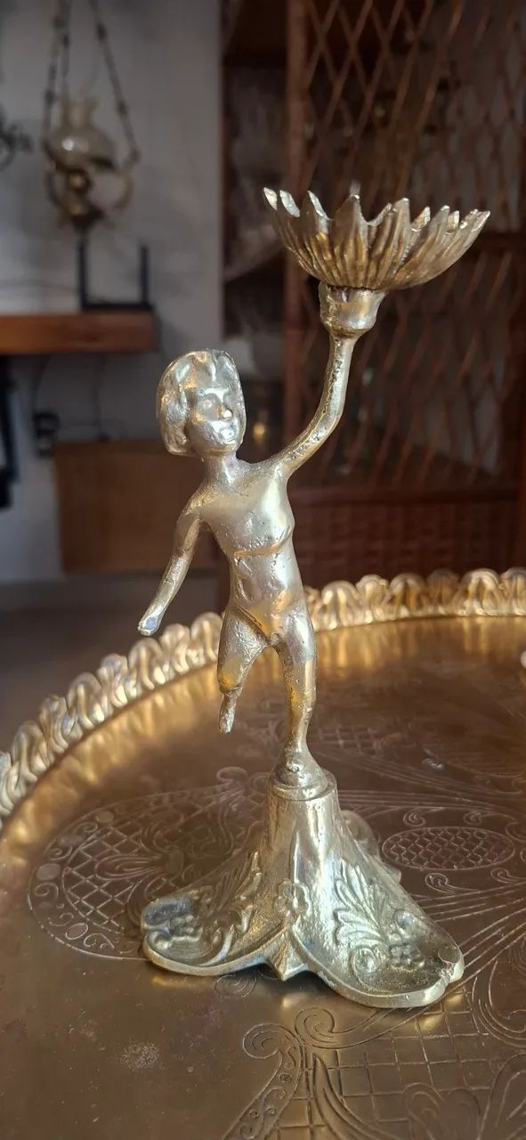 Castiçal bronze