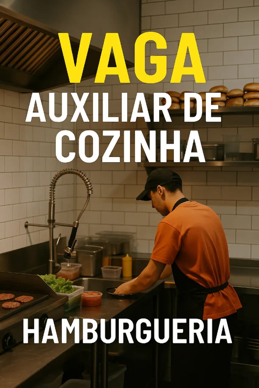 ? VAGA FREELANCER ? AUXILIAR DE COZINHA