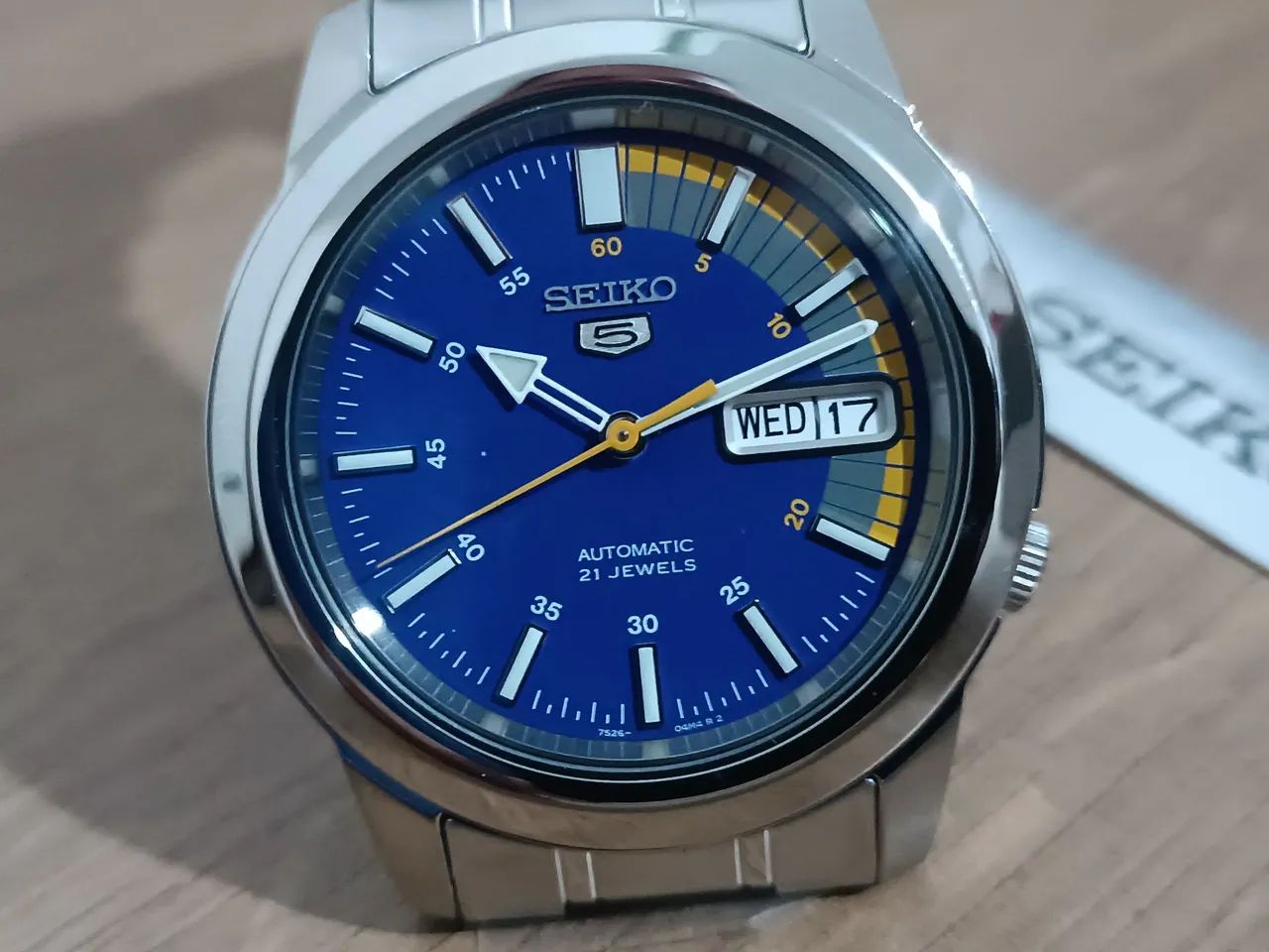 Relógio Seiko Automático Azul  - Foto 2