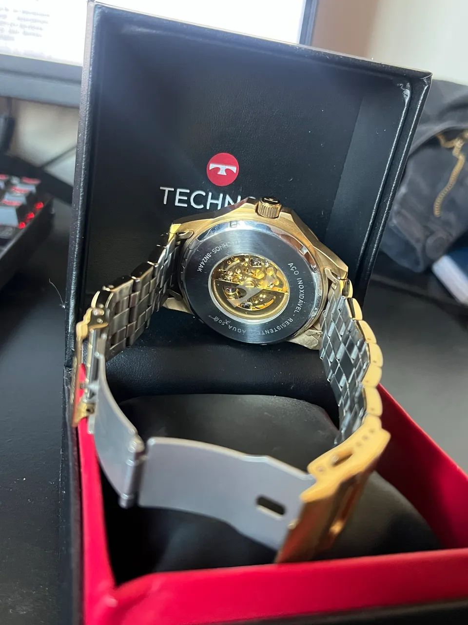 RELOGIO TECHNOS SKELETON - Foto 3