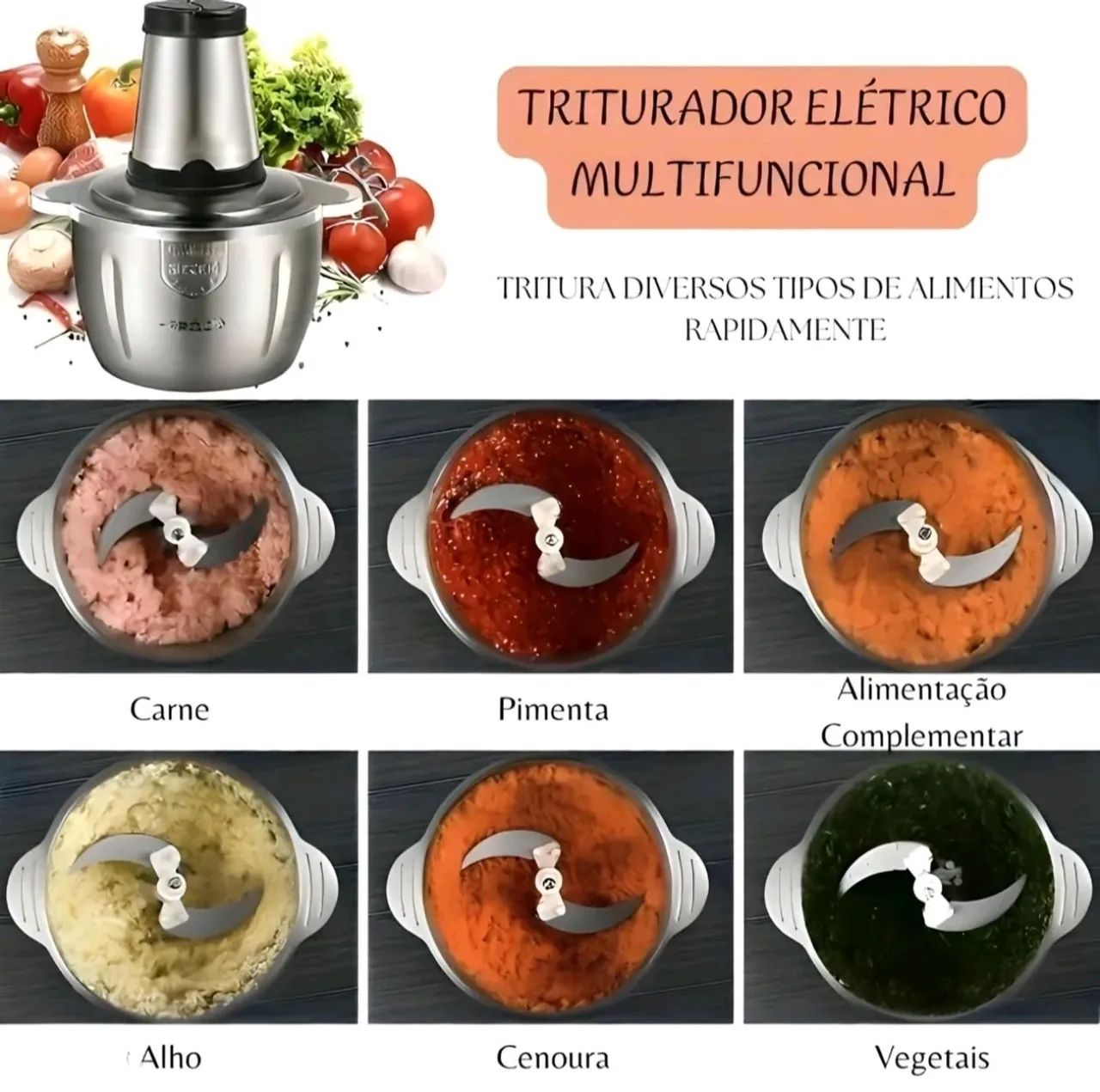 Processador de alimentos  - Foto 5