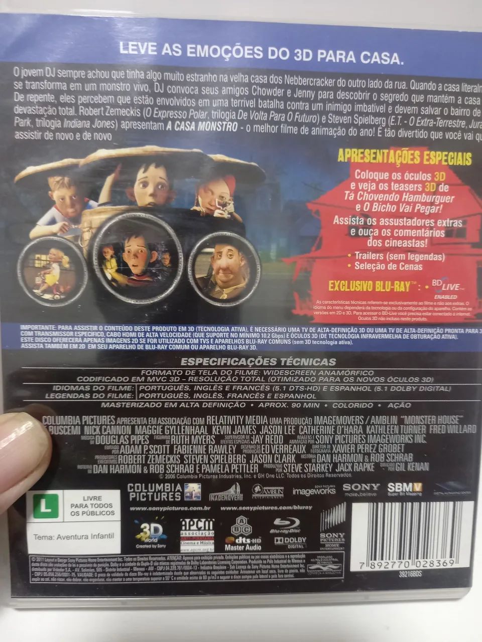 BLU RAY  A CASA MONSTRO - Foto 2