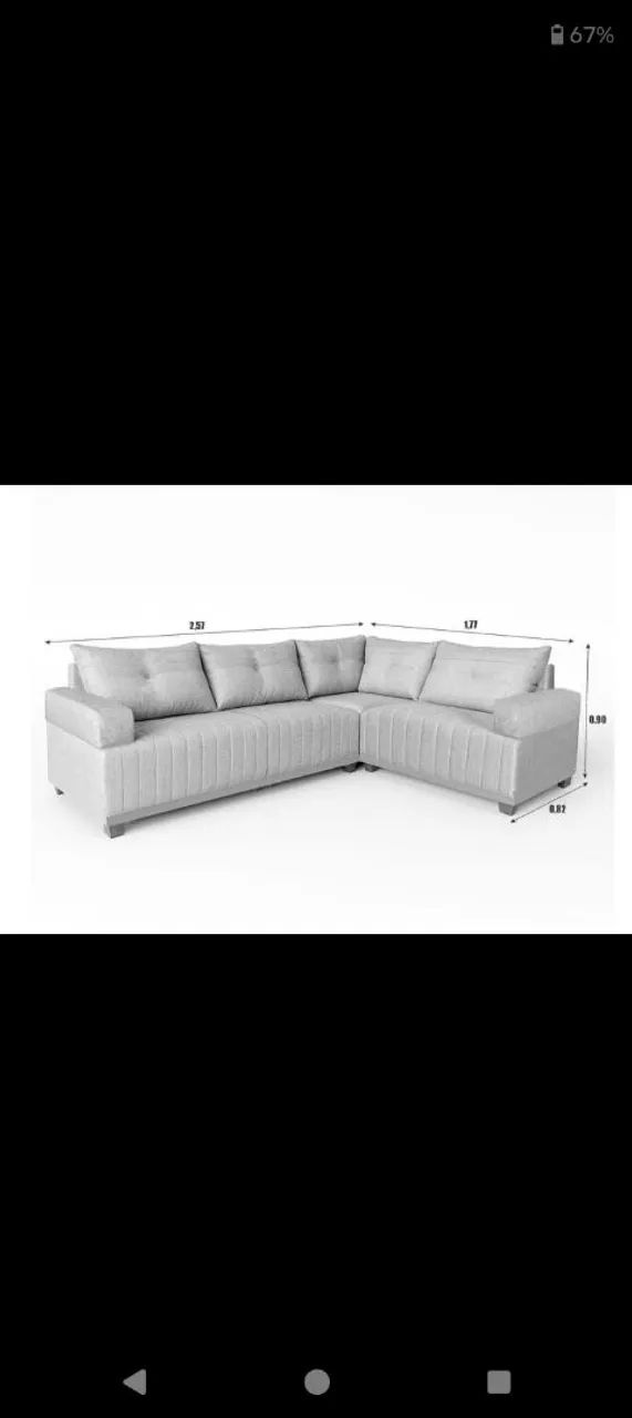 Sofa de canto desmontável  - Foto 2