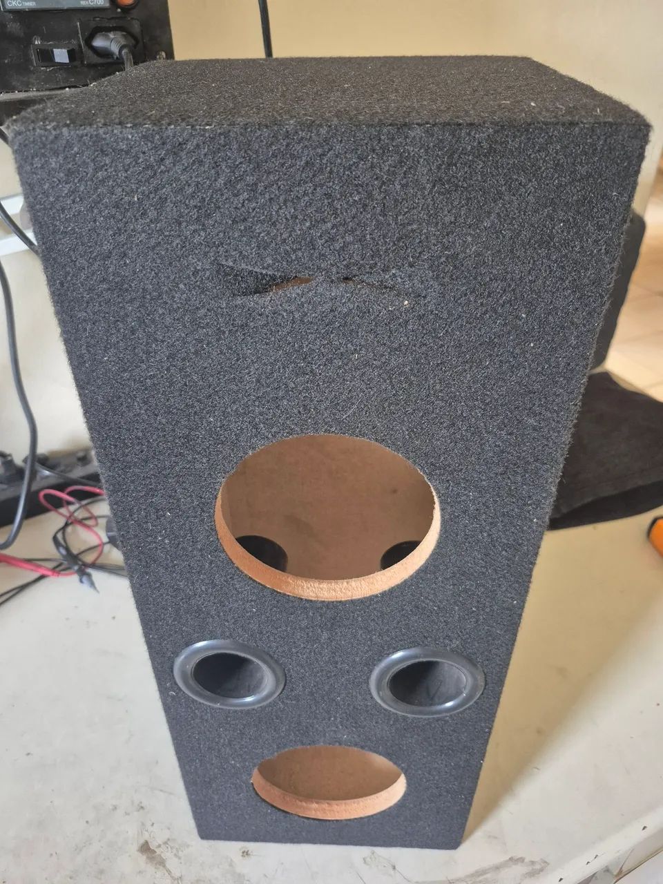 Caixa gabinete para auto falante de 5 polegadas para projetos  - Foto 4