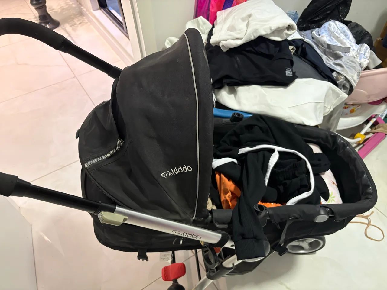 Carrinho de bebê Moisés mais bebê conforto  - Foto 3