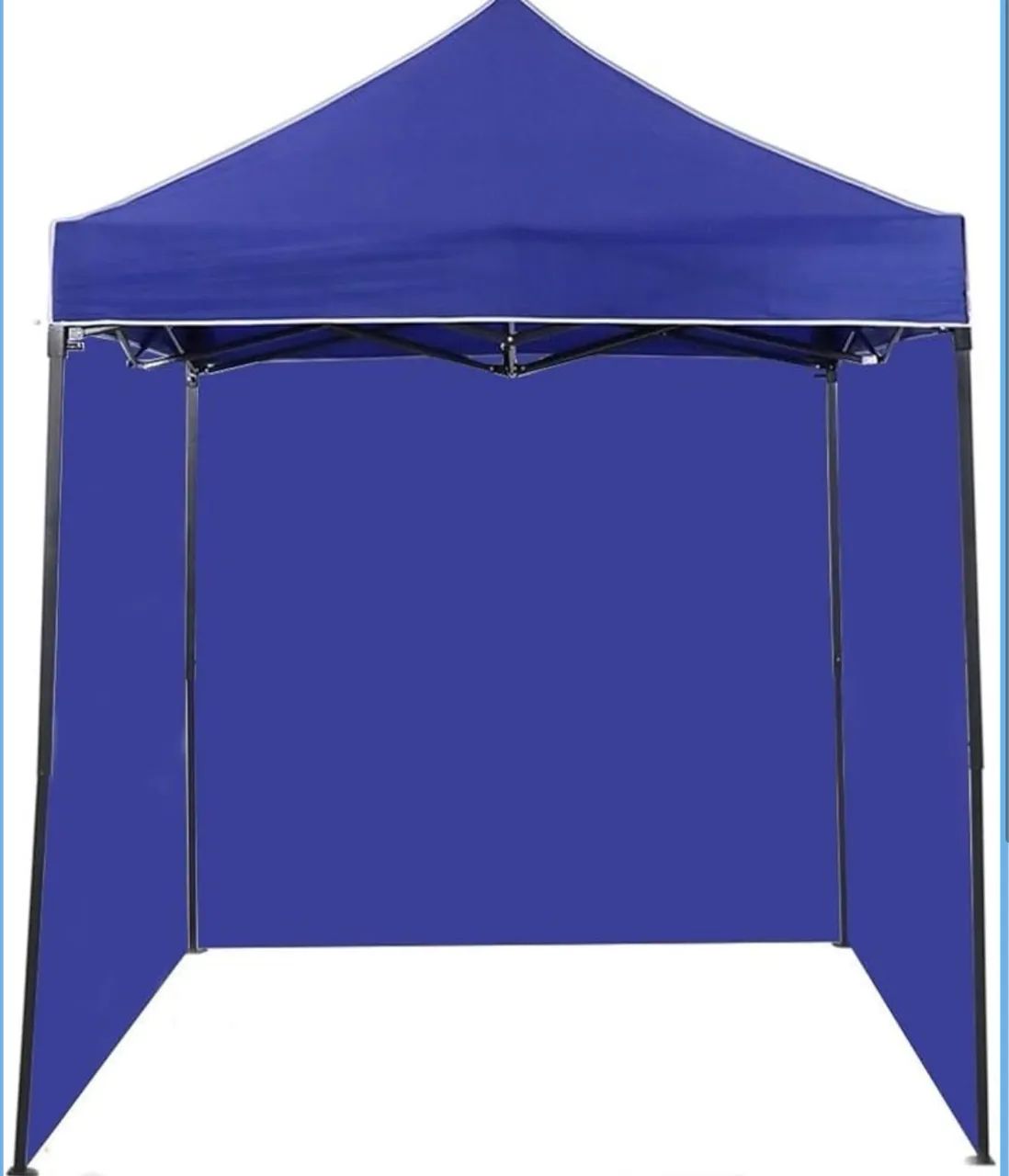 Tenda dobrável 2x2m com 3 lados cobertos(AZUL) - Foto 2