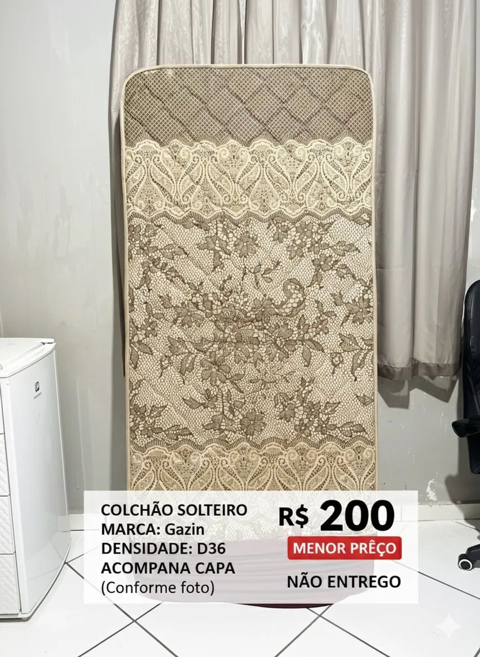Colchão de solteiro 65569087610755121
