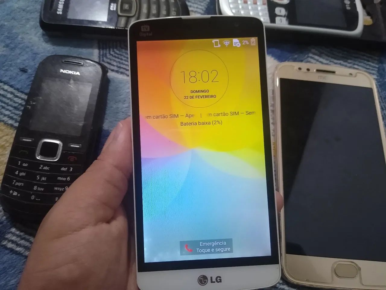 Lote de celulares antigos no estado - Foto 5