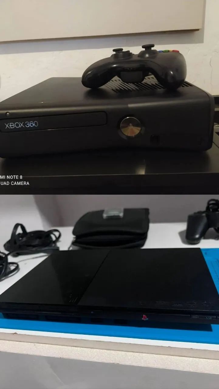 Vendo Xbox 360 e PlayStation 2