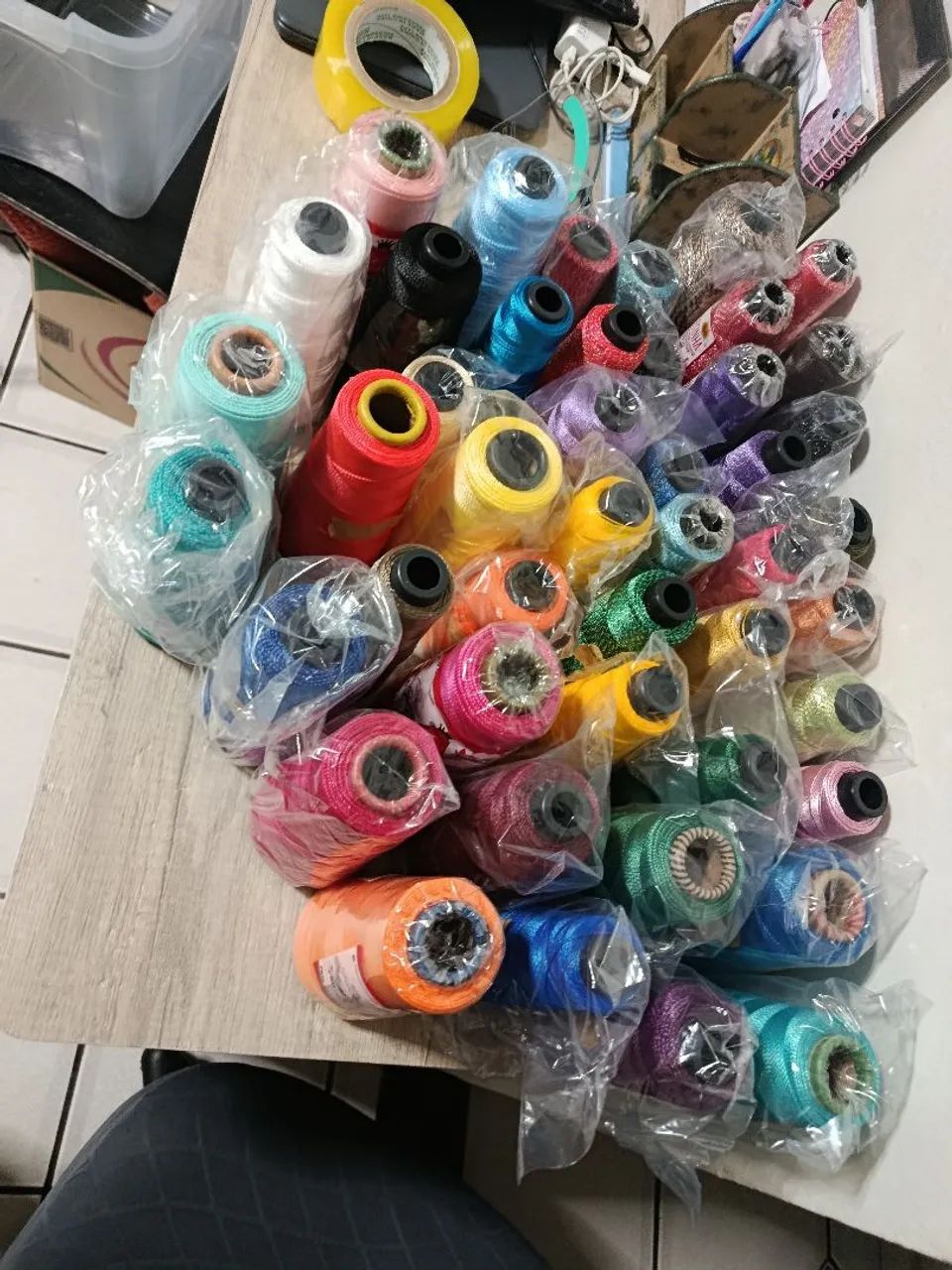 Kit de linha pra crochê  - Foto 3