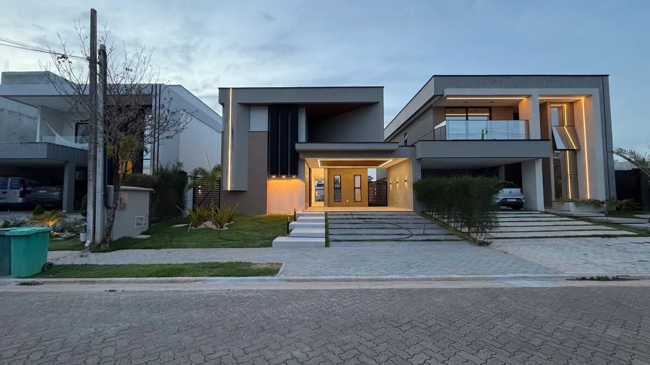 Casa plana no terras Alphaville Ceará, 3 suítes , 178 m2 