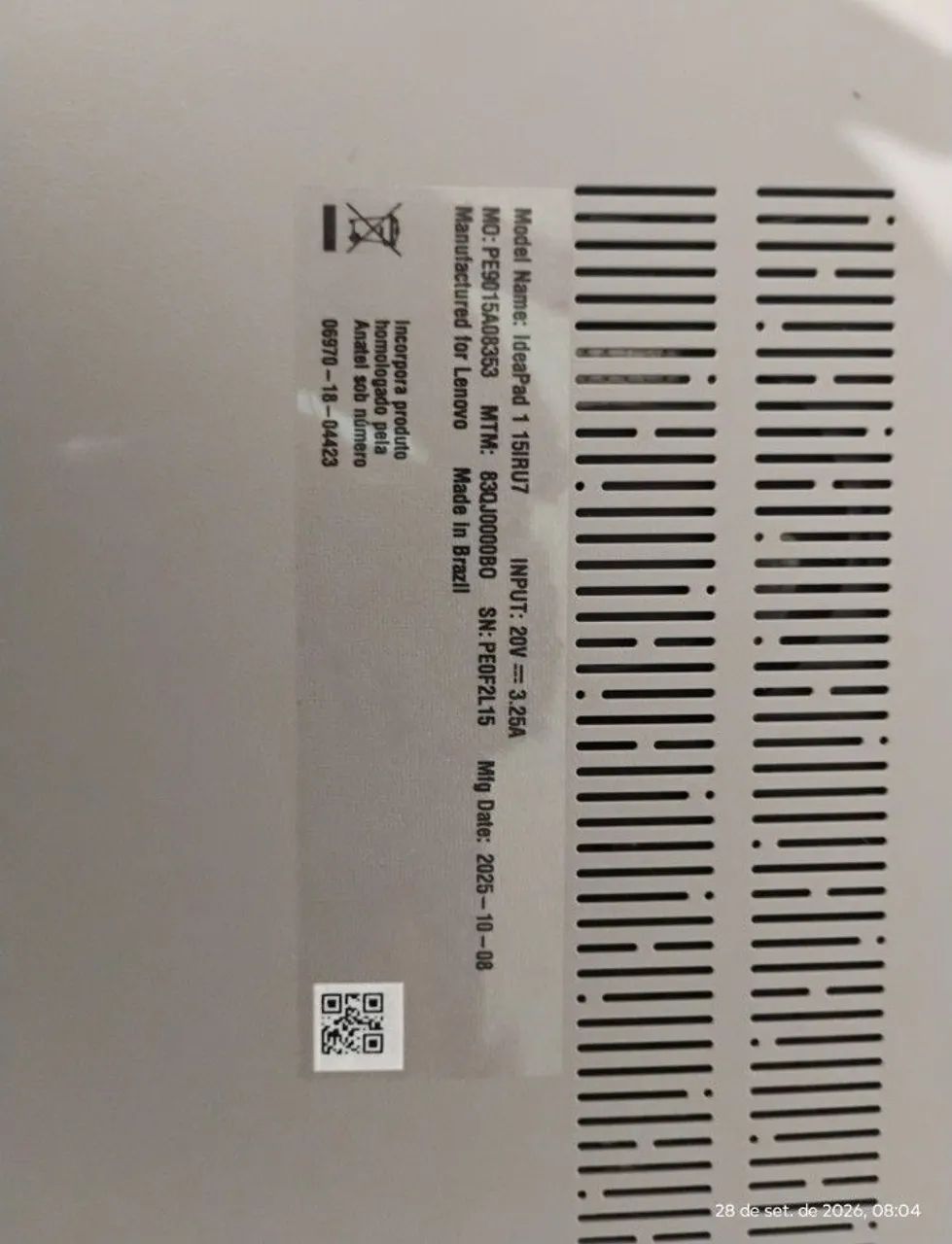 NOTEBOOK LENOVO IDEAPAD 15IUR7 - Foto 5