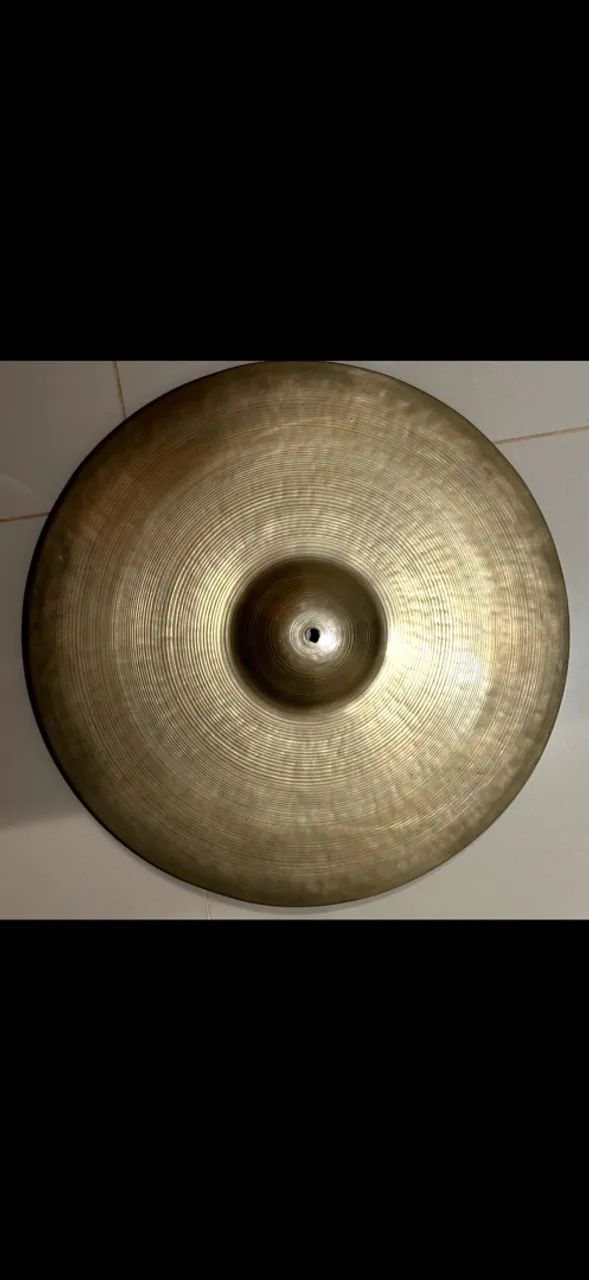 Crash Ride Zildjian 20 polegadas Antigo década 40/50 - Foto 2