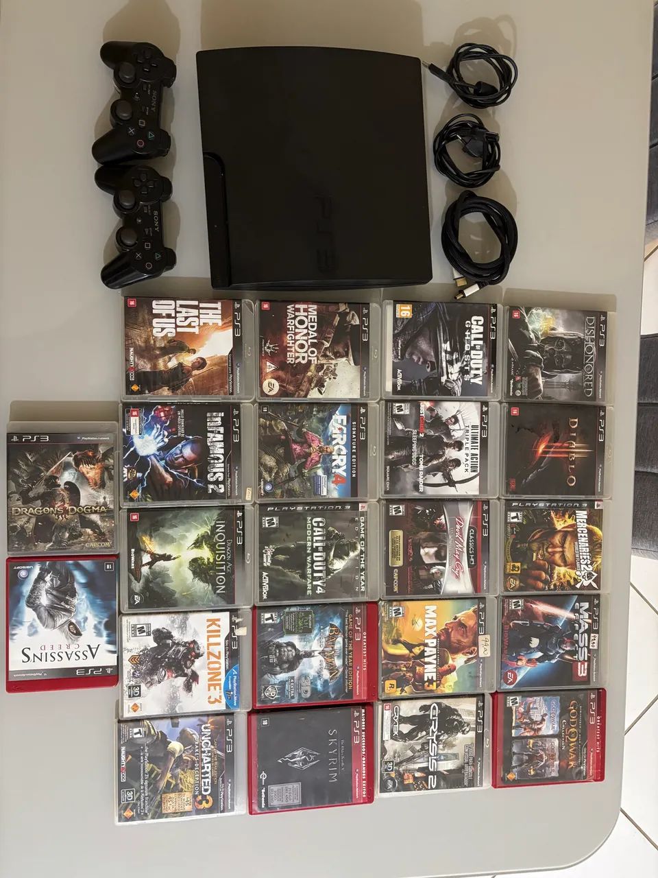 PS3 com 20 jogos  - Foto 2