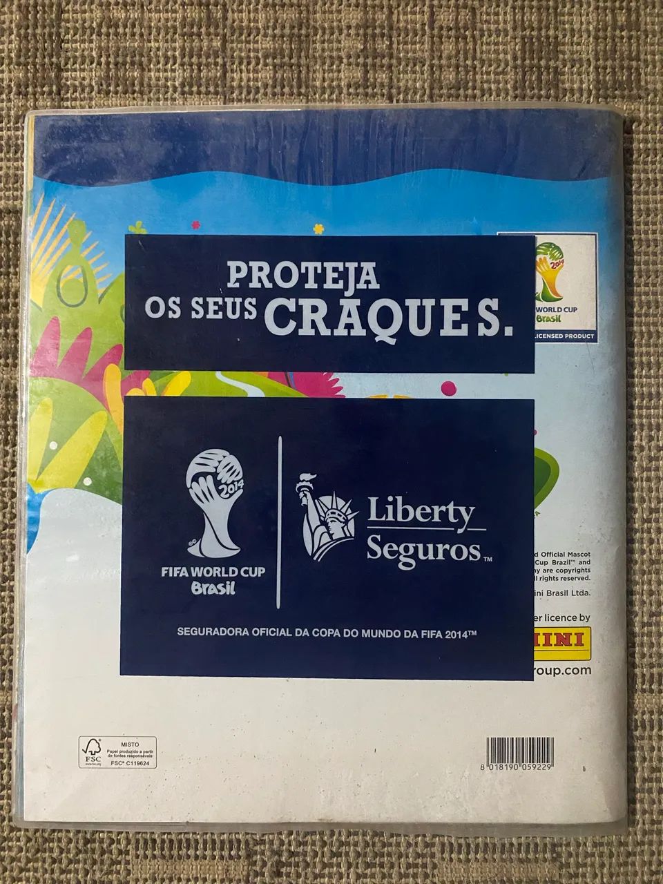 Álbum de figurinhas da copa 2014