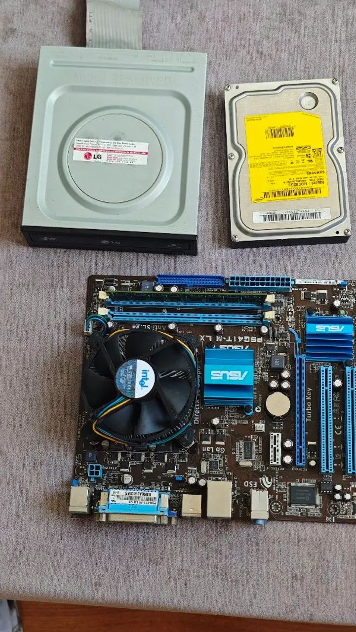 Kit Completo Core 2 Quad Q6600 + 4GB DDR3 + HD  | Funcionando - Foto 4