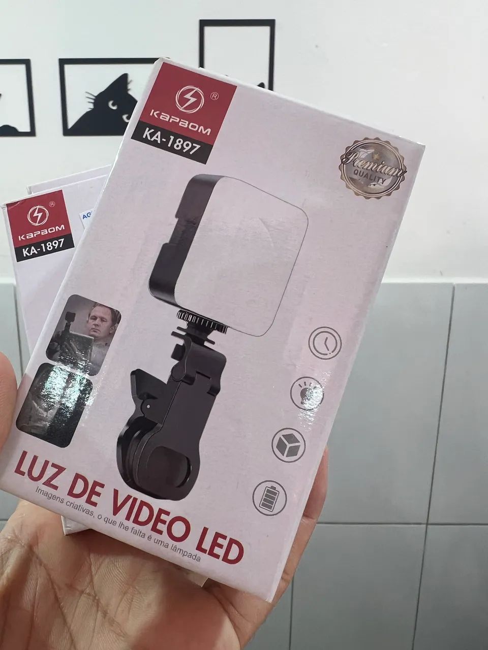 Luz led portátil para celular - Foto 2