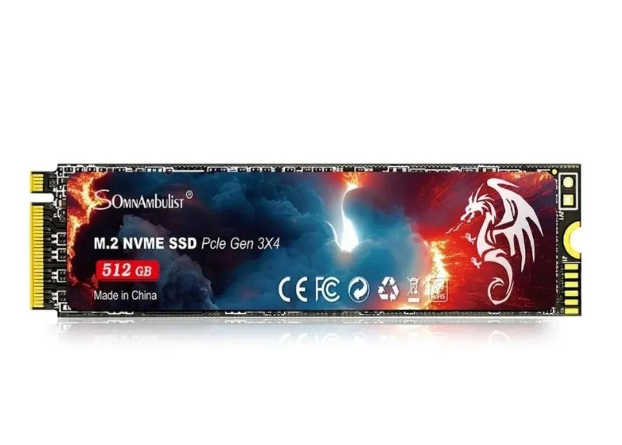 SSD 512g m2 Nvme satalll - Foto 4