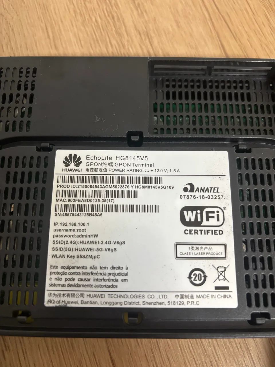 Kit 20 Ont Huawei HG8145V5 com fonte - Foto 2