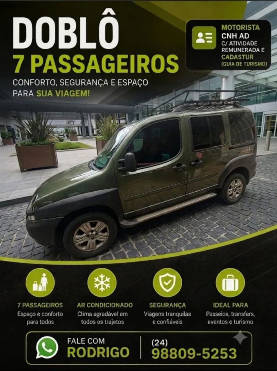 Passeios (Doblô 7 passageiros)