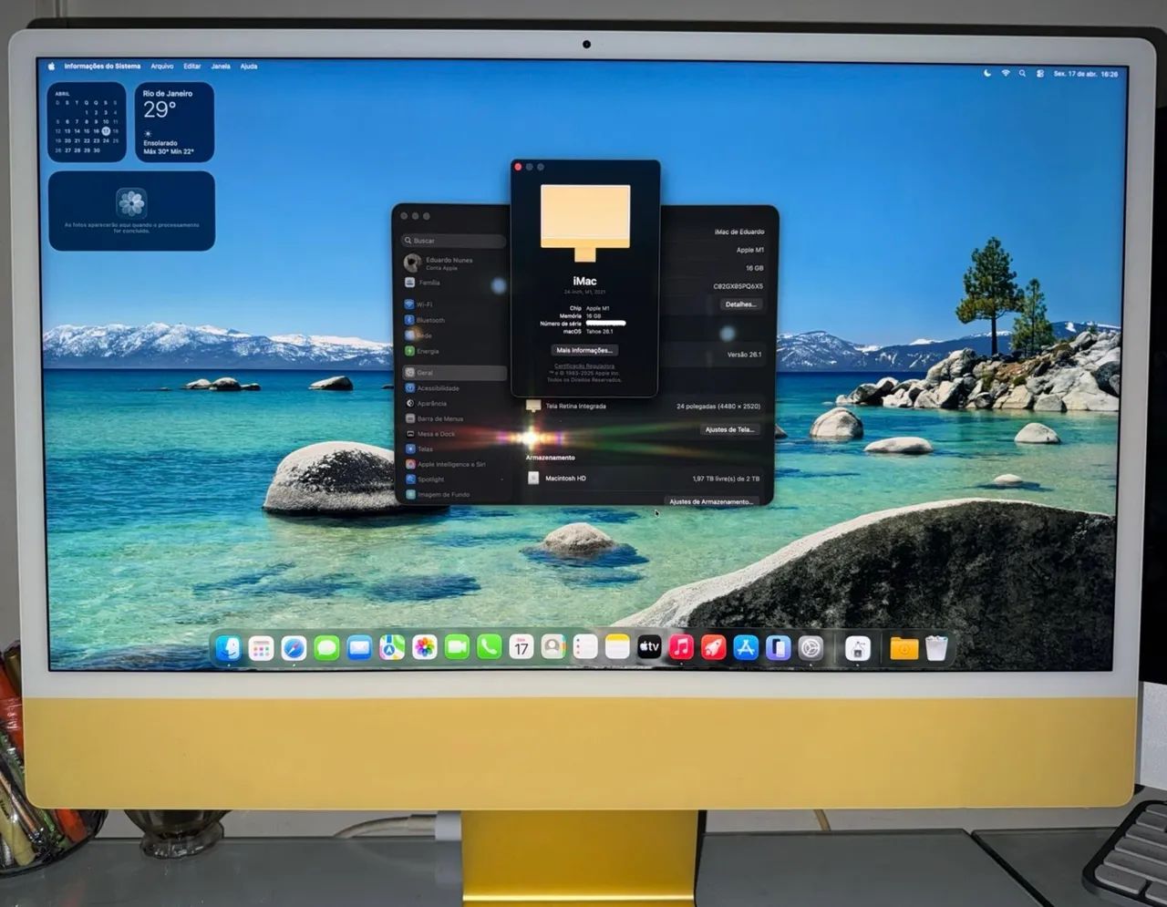 imac M1 16gb/2Tb - máxima configuração. - Computadores e Desktops