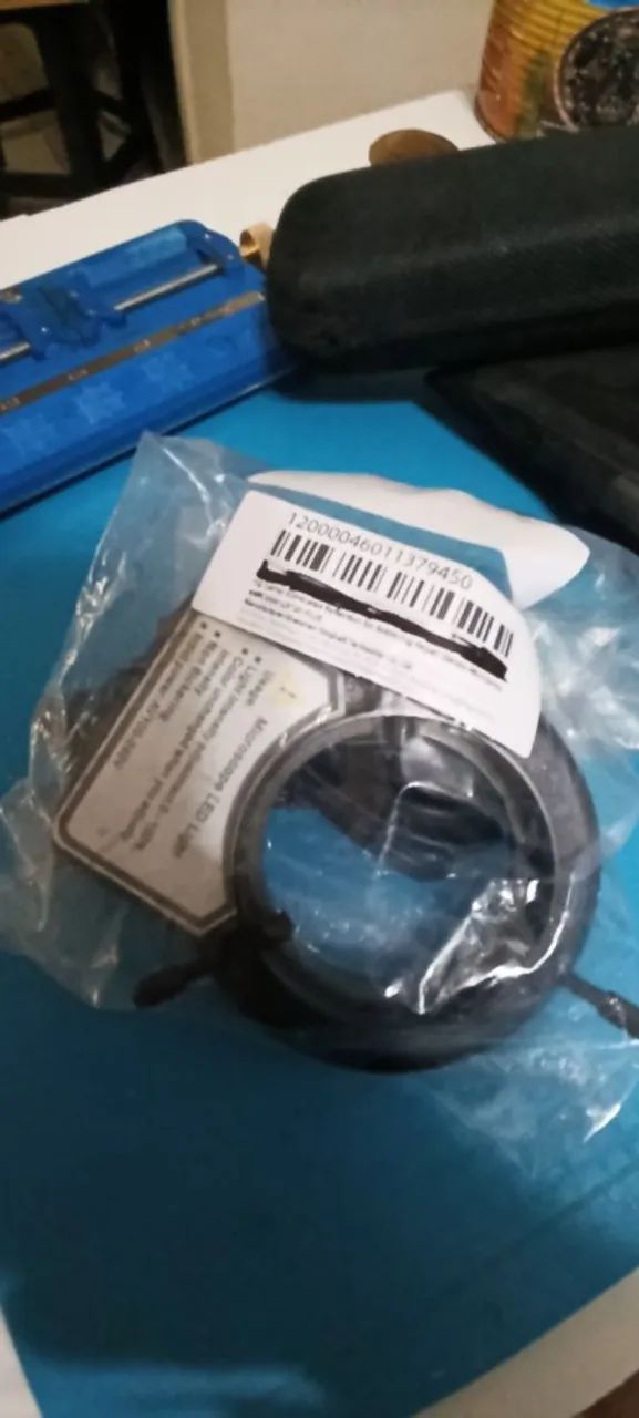 Ringlight anel de led para microscópio ou lentes 220v  muito forte