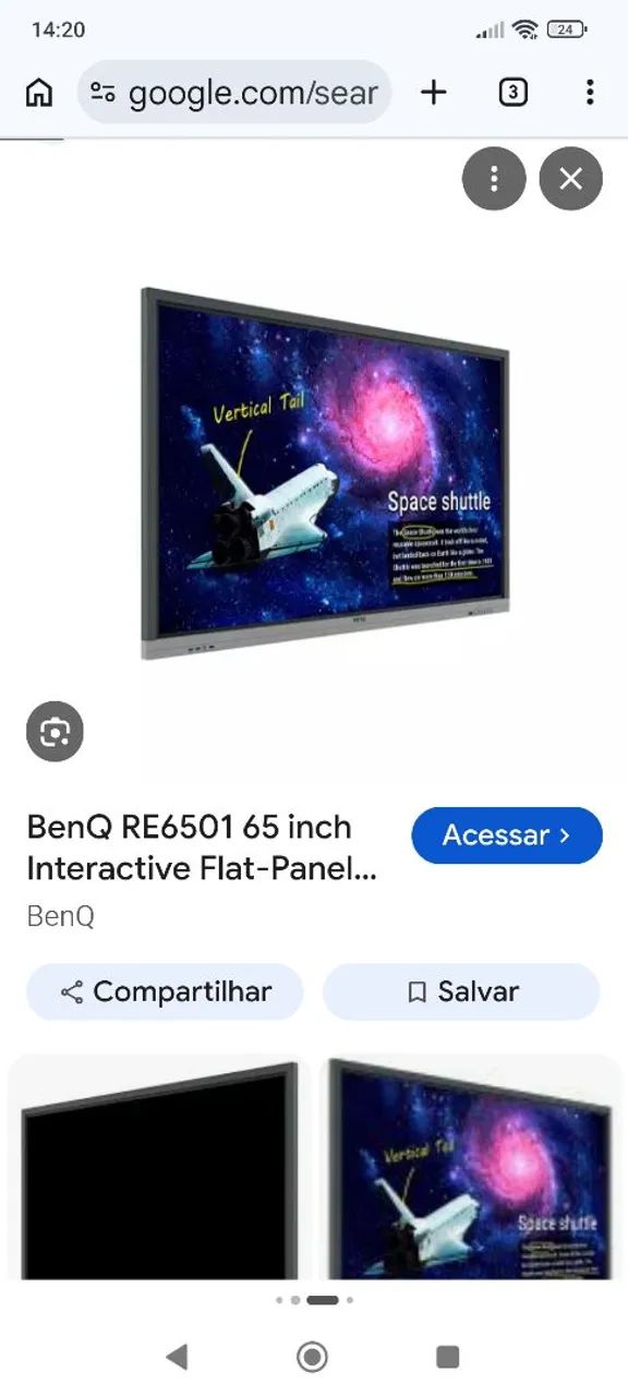 LOUSA INTERATIVA BENQ RE6501