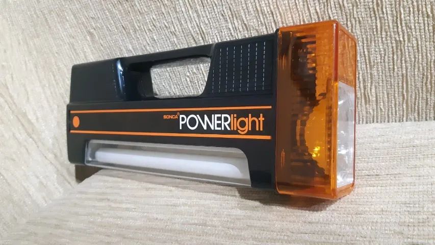 Lanterna Antiga Sonca Powerlight funcionando e com embalagem original