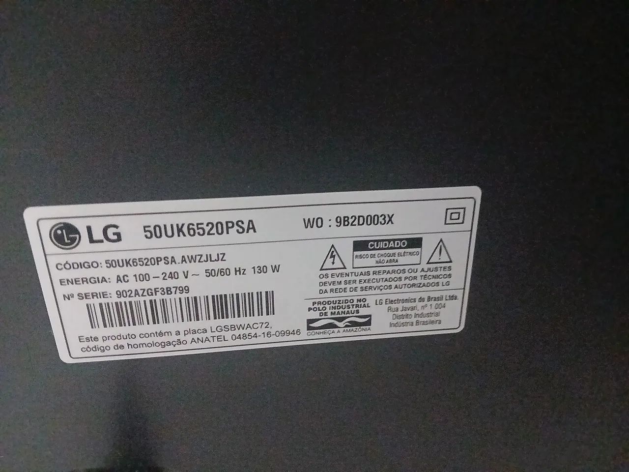 Tv LG 50 leia. - Foto 2