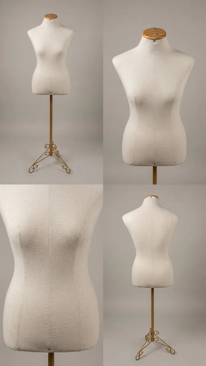 Manequim plus size de tecido