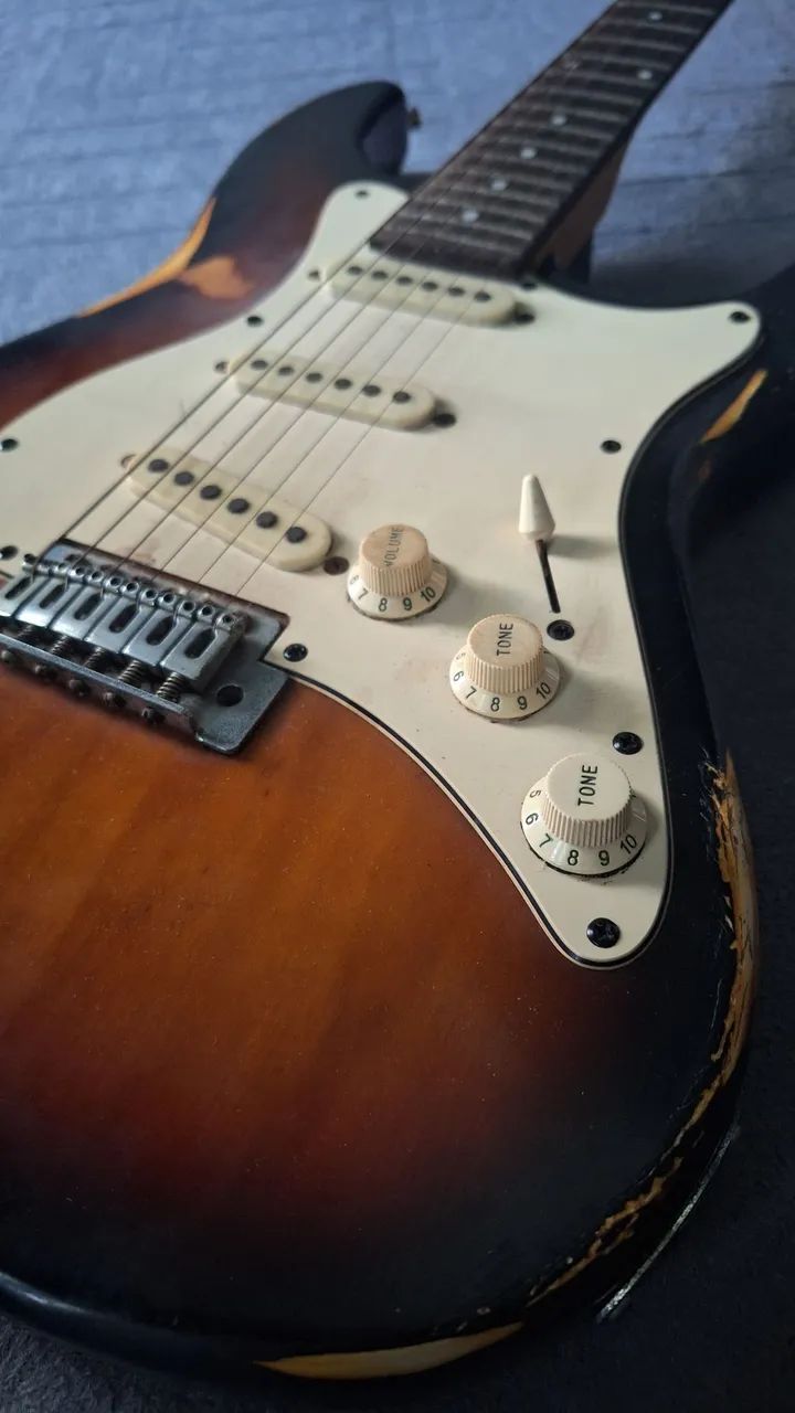 Guitarra stratocaster strinberg antiga  - Foto 5