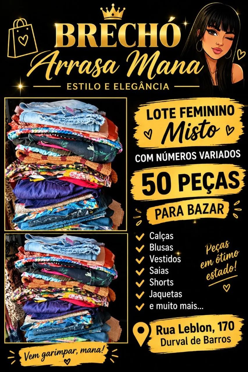 Lote feminino misto